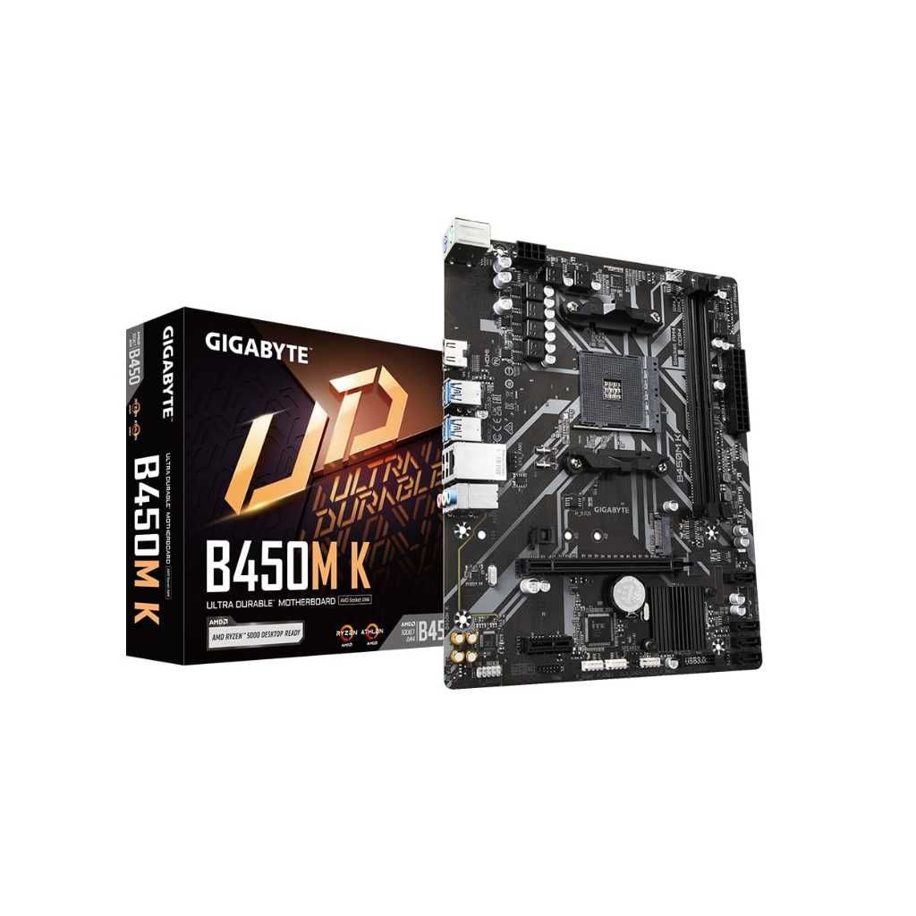 GIGABYTE B450M K Micro-ATX Motherboard