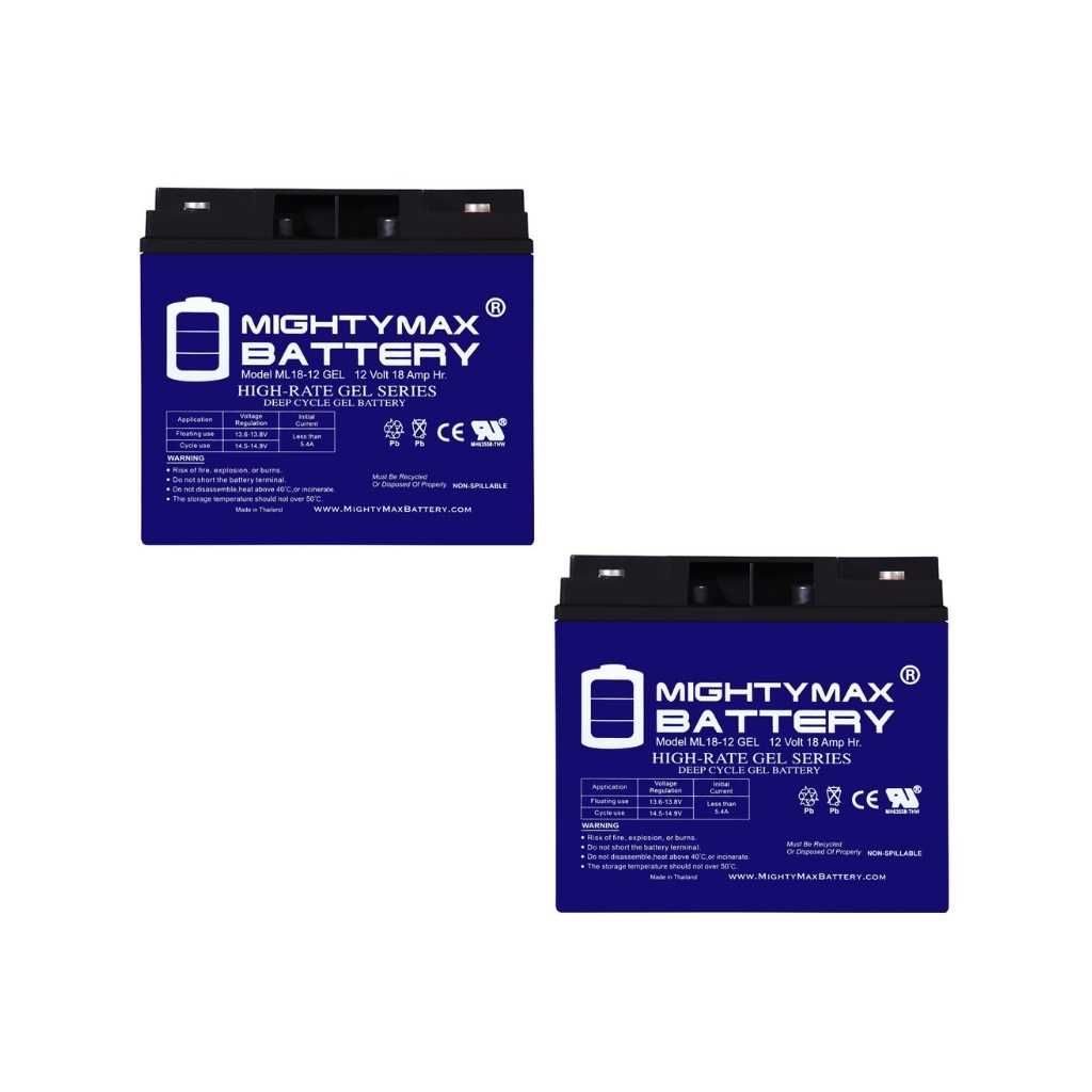 Mighty Max Battery 12V 18AH GEL Battery for Amigo RD Mobility Scooter