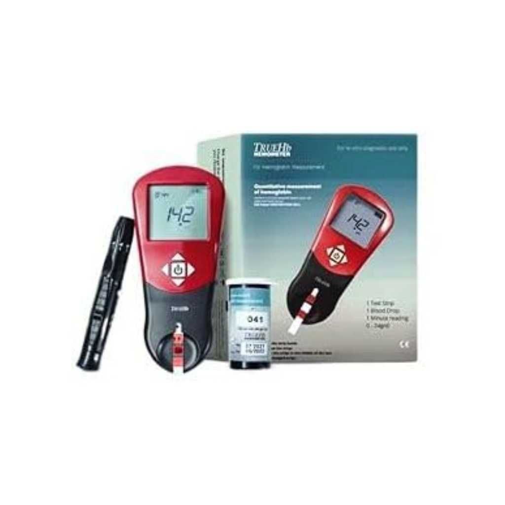 True Hb Hemoglobin Meter with 50 Test Strips