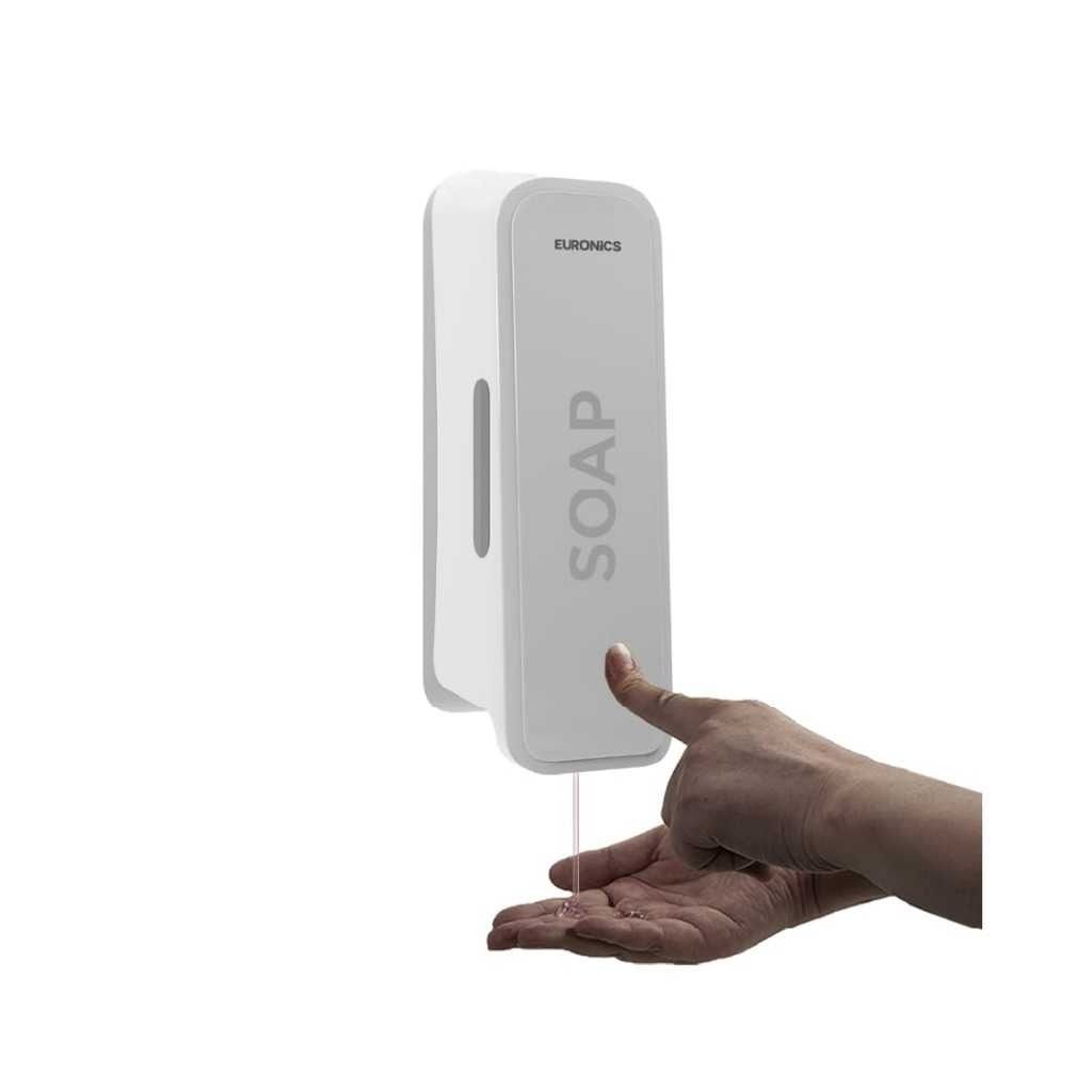 Euronics EA51 300ml Manual Soap Dispenser Wall Mounted ABS Plastic Refillable Gel & Liquid Soap Dispenser