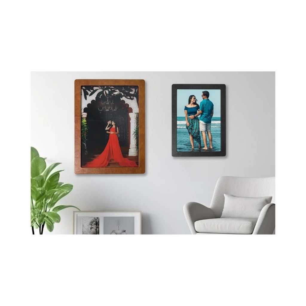 Leatherette Acrylic Frame