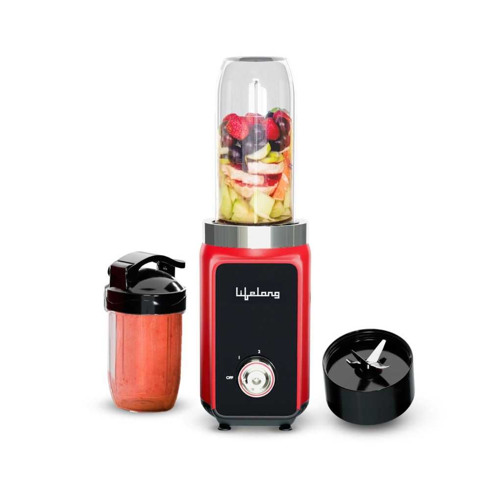 Lifelong Nutri Blender for Smoothies & Juices Red