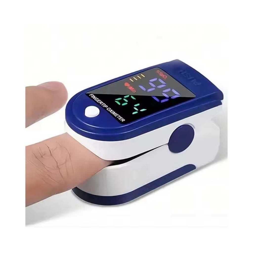 Fingertip Pulse Oximeter, SpO2 & Pulse Rate Monitor with LED Display