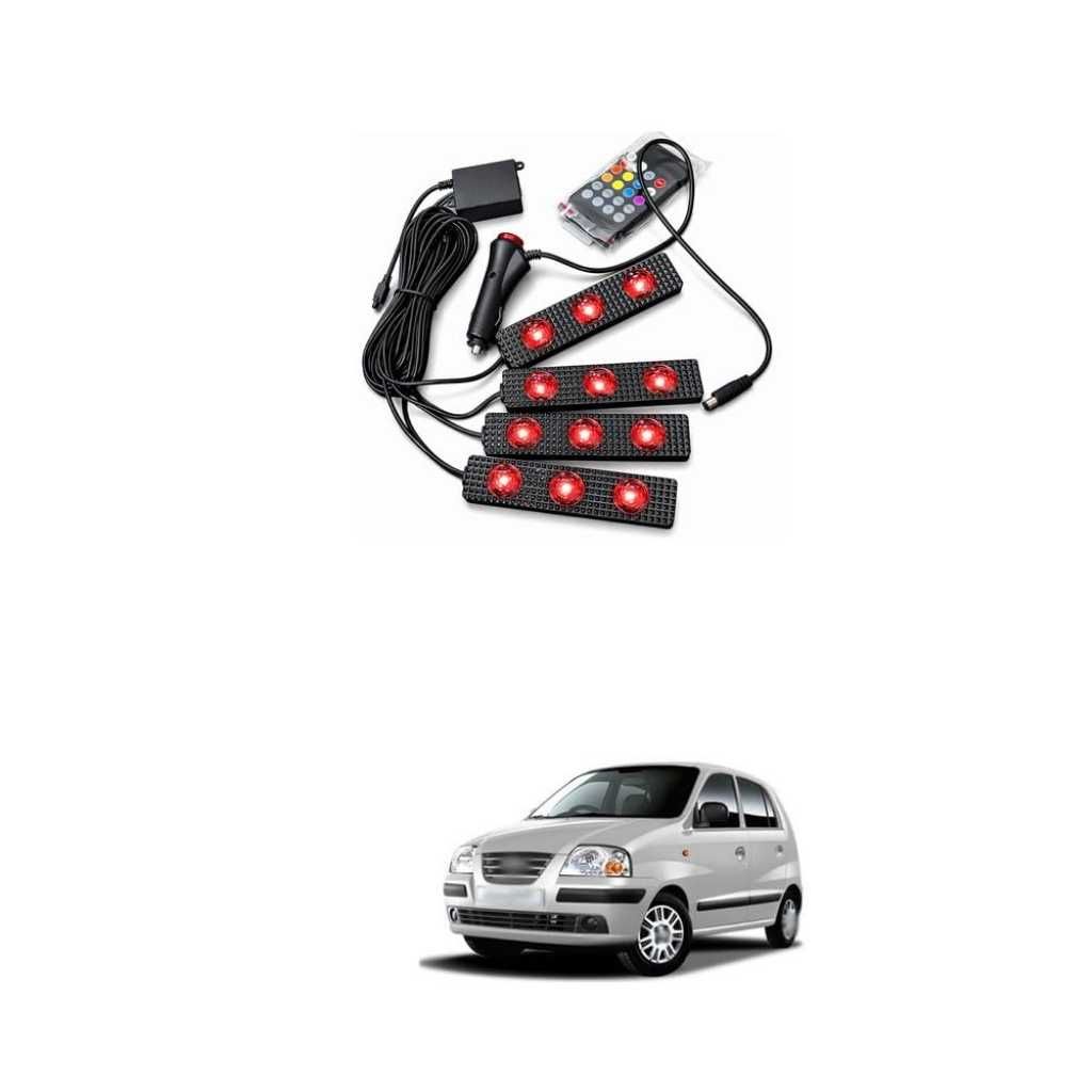Car LED Atmosphere Floor Light RGB Interior Ambient Lighting Kit