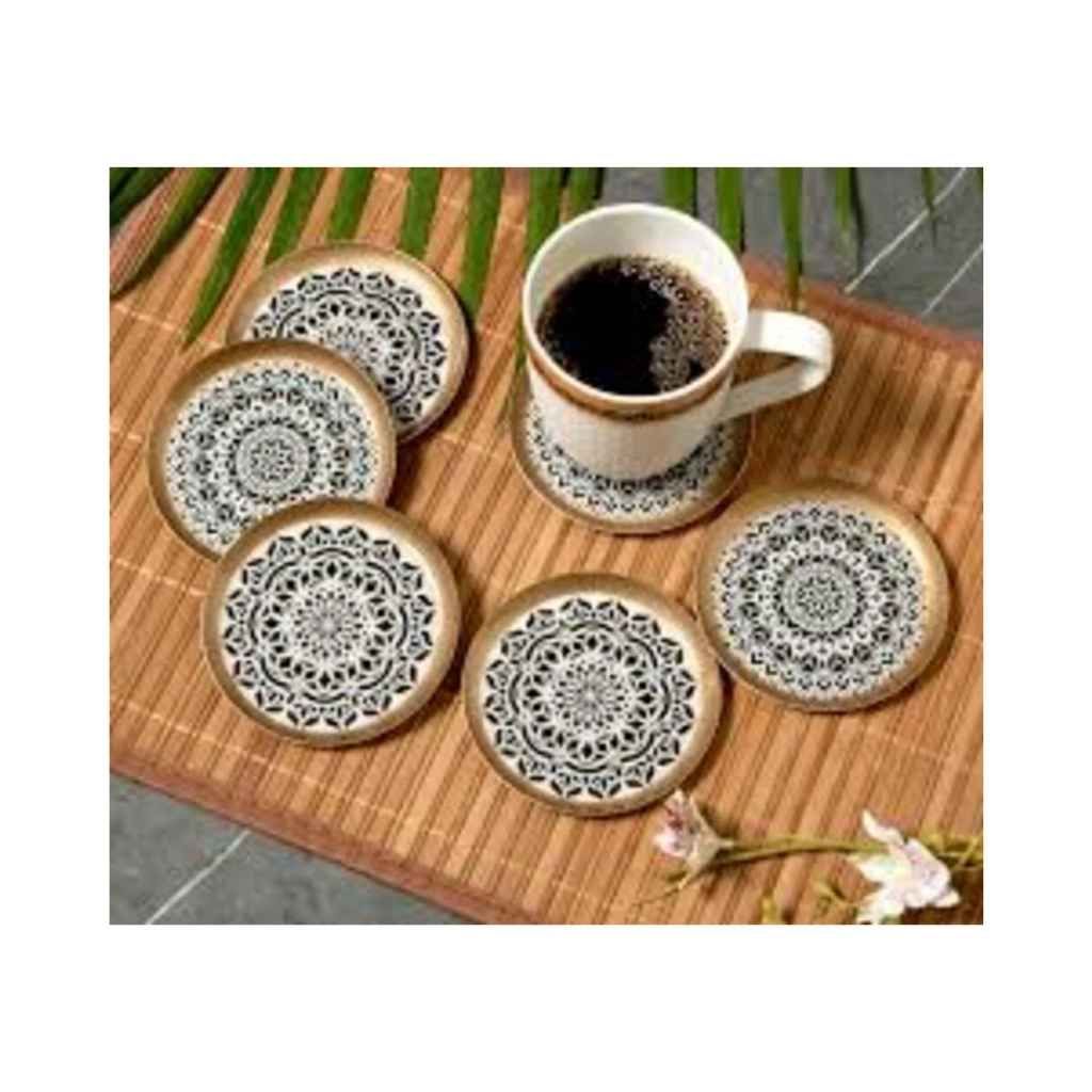 Printed Paper Coaster, Custom Shape