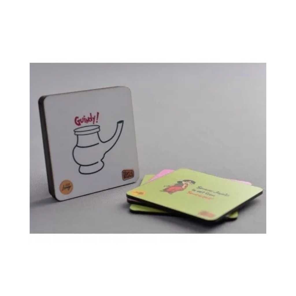 Wooden, Acrylic Designer Drink Table Coaster