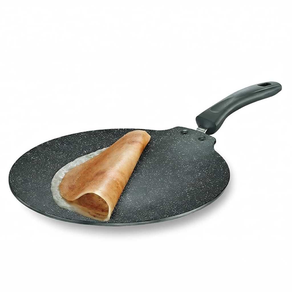 Prestige Omega Granite Non-Stick Dosa Tawa 30 cm (Extra Thick Base)