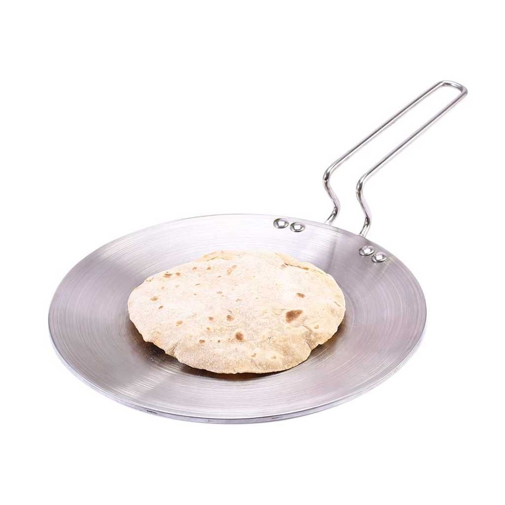 Wonderchef Nigella Tri-Ply Stainless Steel Concave Roti Tawa 26 cm