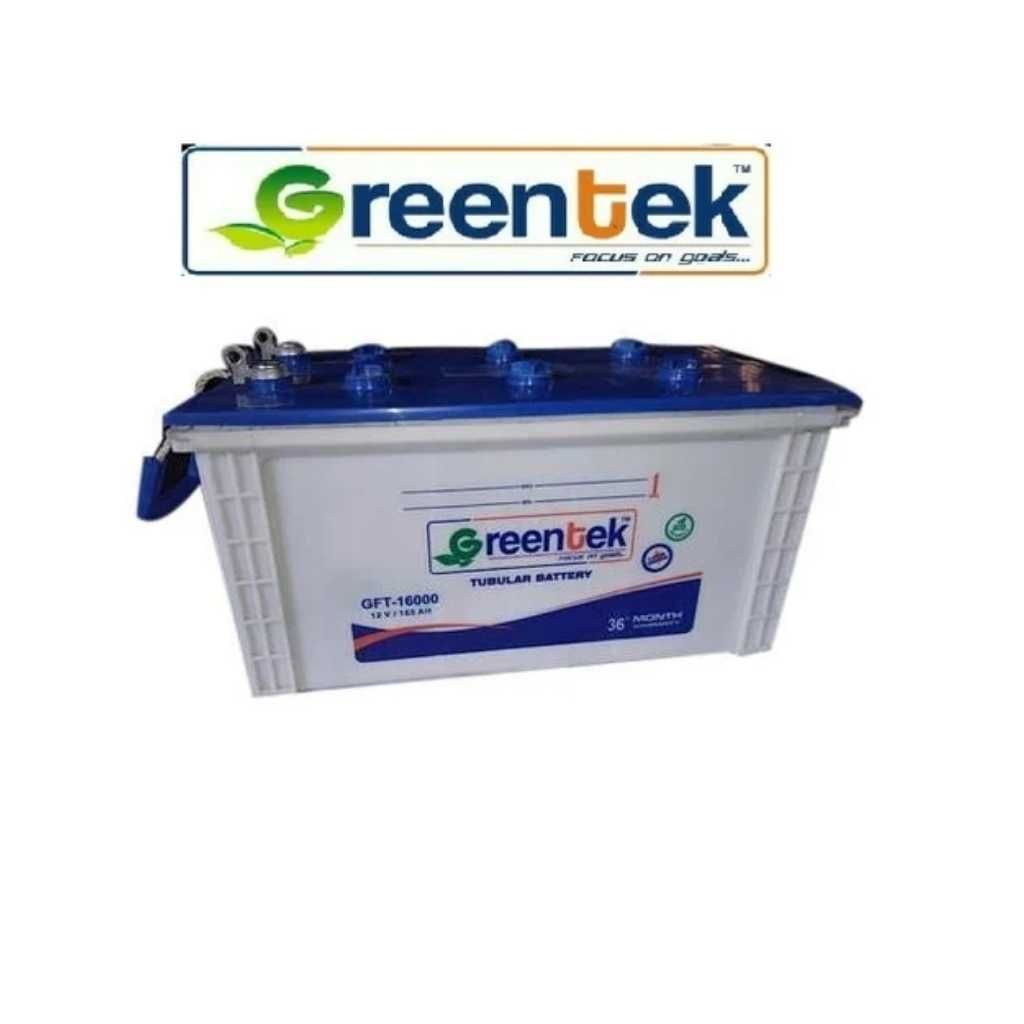 GFP-16000 Greentek 165Ah Flat Plate Inverter Battery