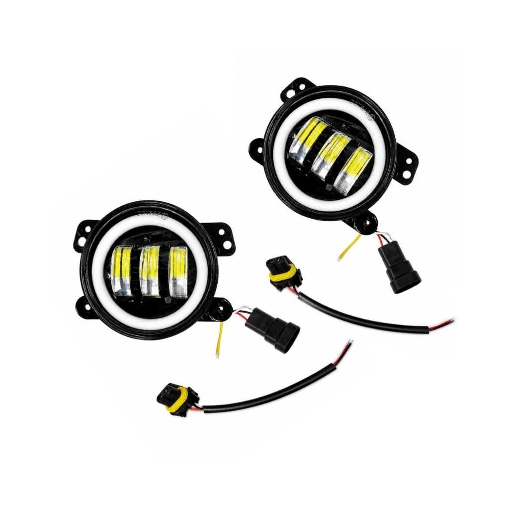 Universal 3 Inch LED Projector Fog Lights Set of 2