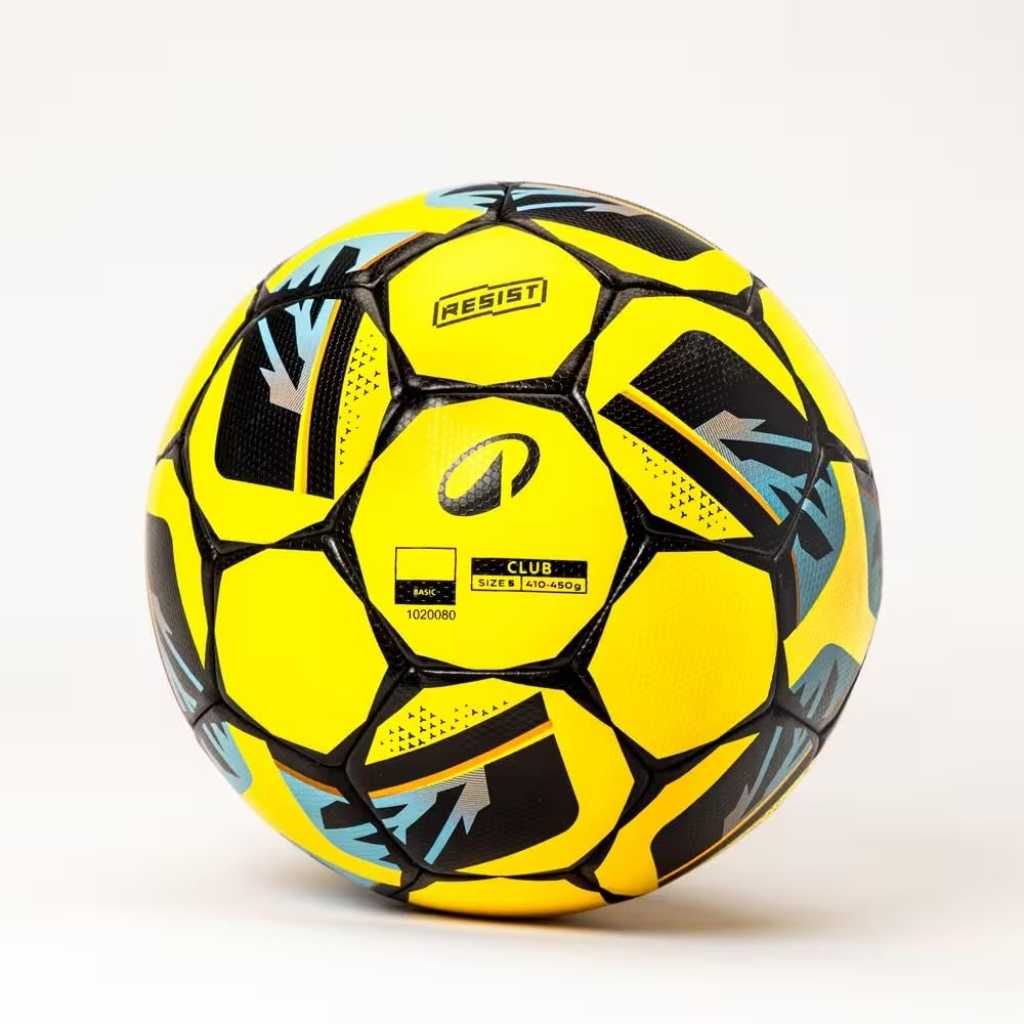 Product Name SKU Brand Size Price weight short description specification, value(30 lines in table view) meta title,meta keyword,meta description Decathlon Club Ball Resist Size 5, Hybrid Technology, Rubber Coating (Yellow)