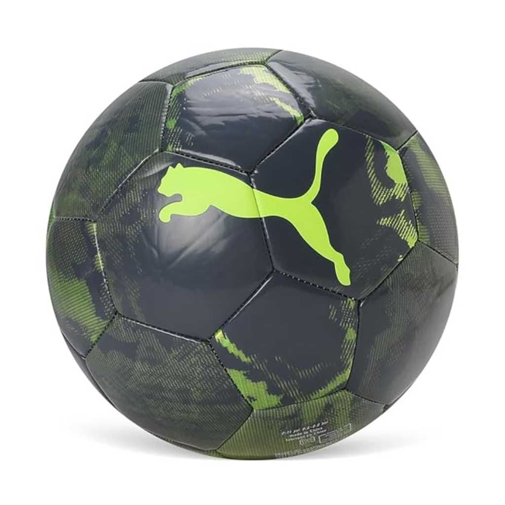 PUMA CUP Graphic Football – Yellow Alert/Green Glare/Galactic Gray (8458702)