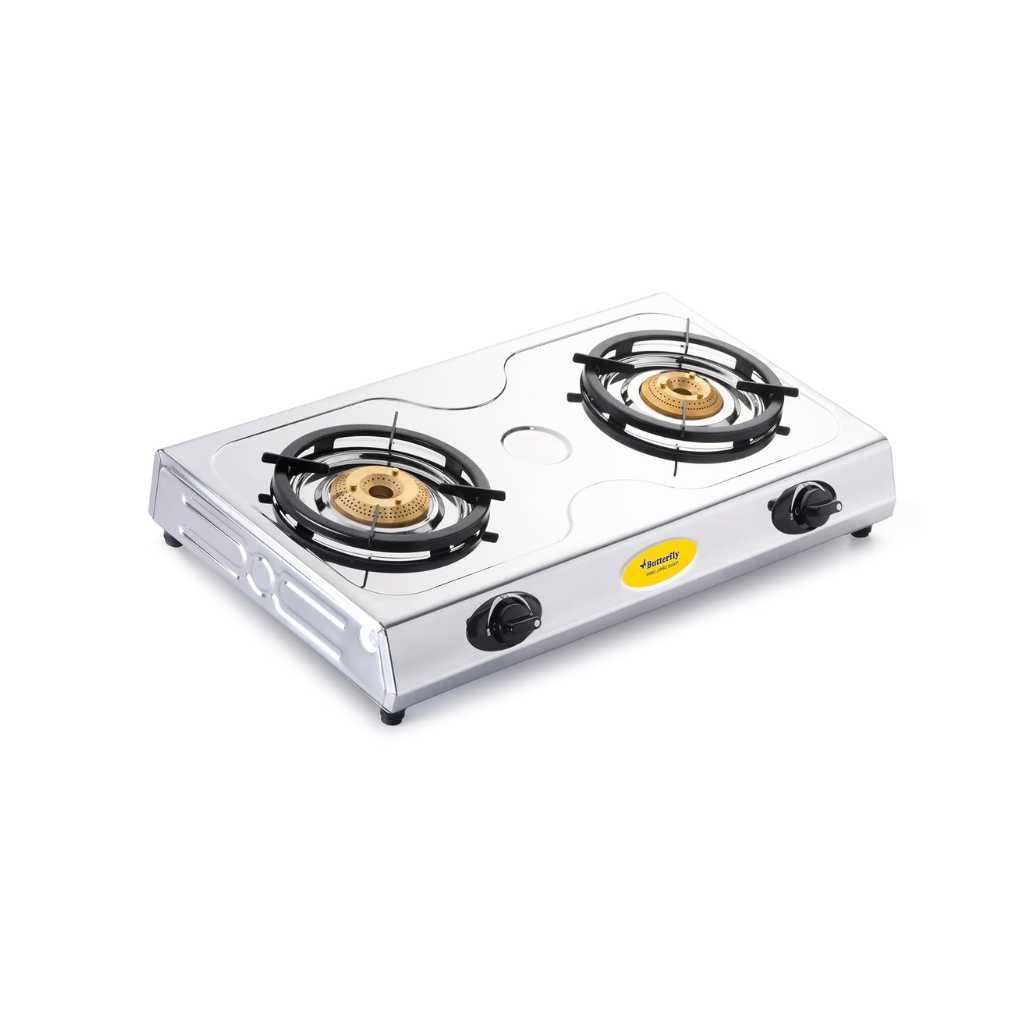 Butterfly Rhino Jumbo Shakti 2 Burner SS Gas Stove