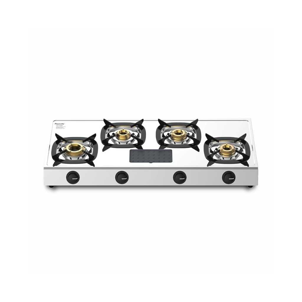 Butterfly Matchless 4 Burner Open Gas Stove