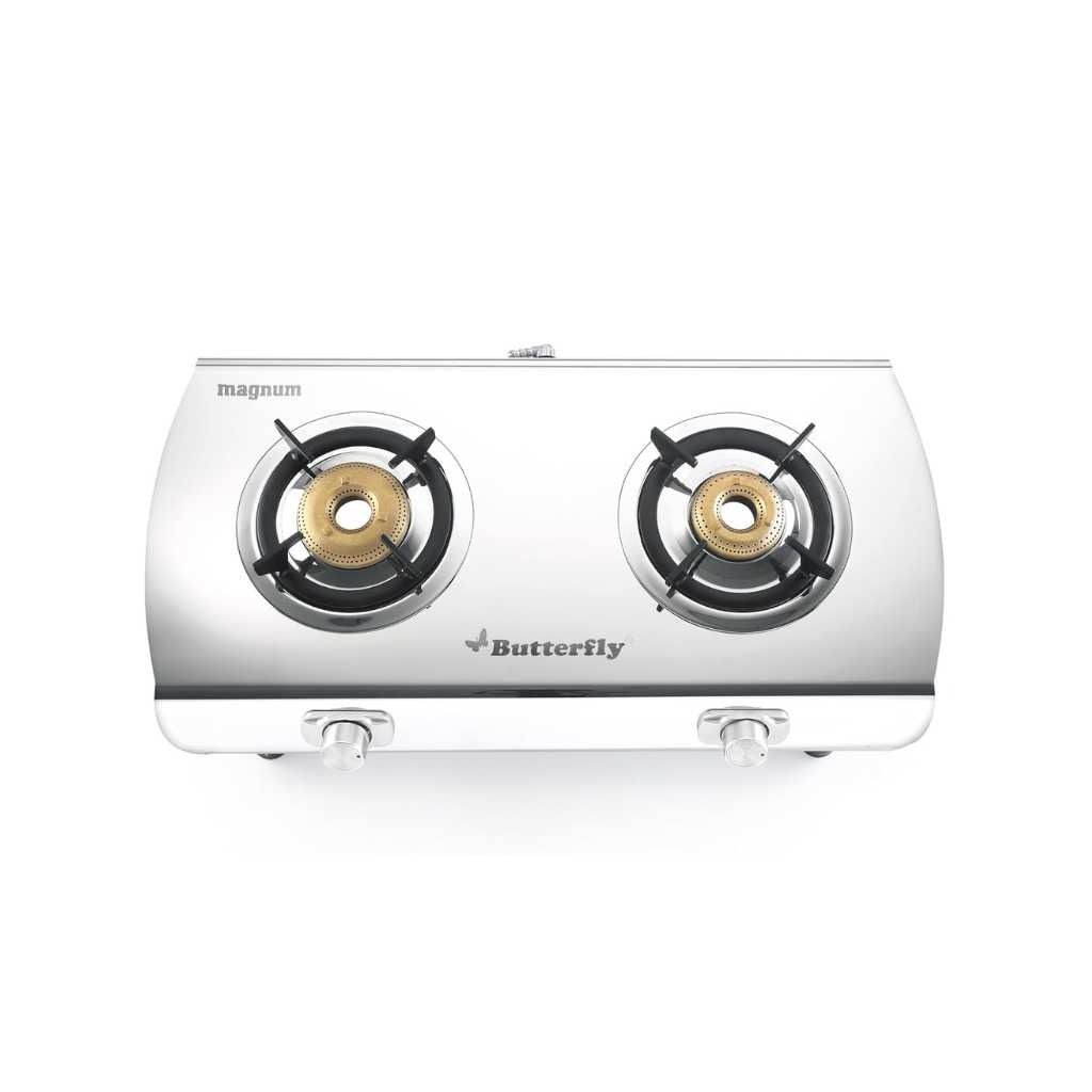 Butterfly Magnum Stainless Steel LPG Gas Stove, 2B