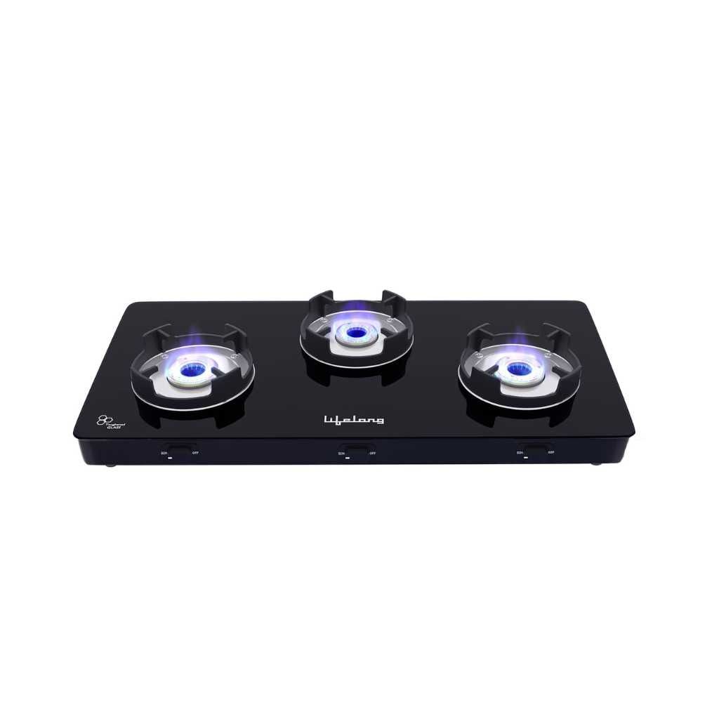Lifelong LLGS50 Acer 3 Burner Gas Stove