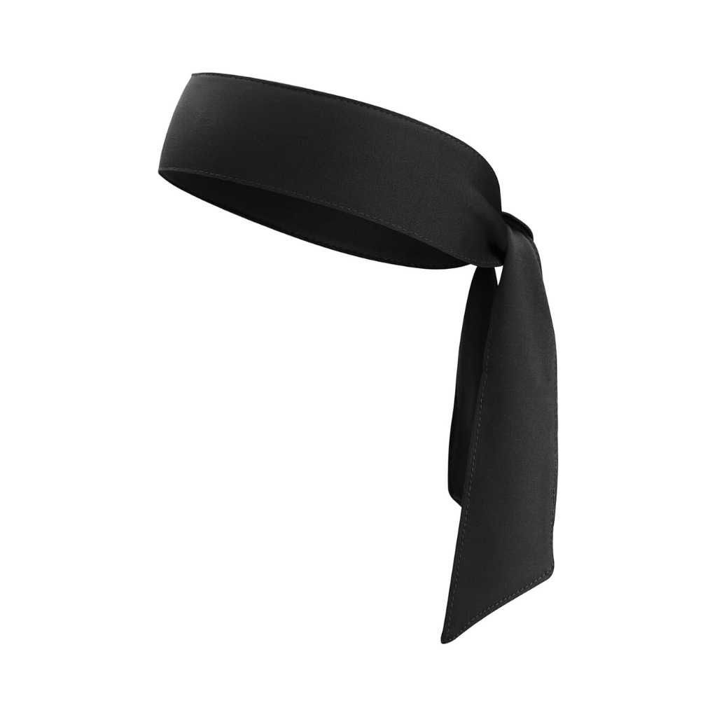PAROPKAR Ninja Karate Sweat Wicking Sports Headband for Running, Tennis, Gym, Yoga & Soccer (Black)