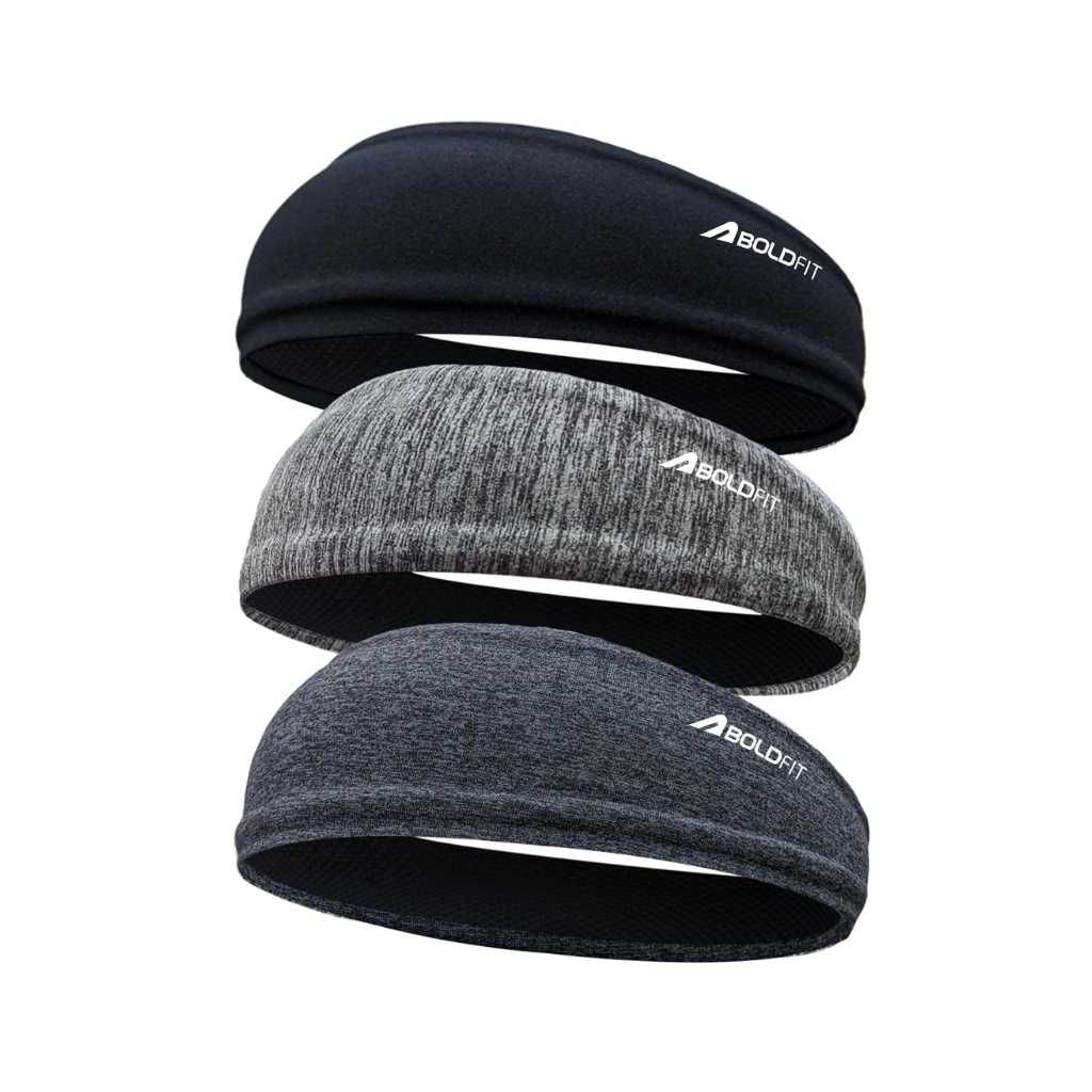 Boldfit Polyester Blend Sports Head Band for Men & Women – Breathable, Non-Slip & Quick-Drying Headband