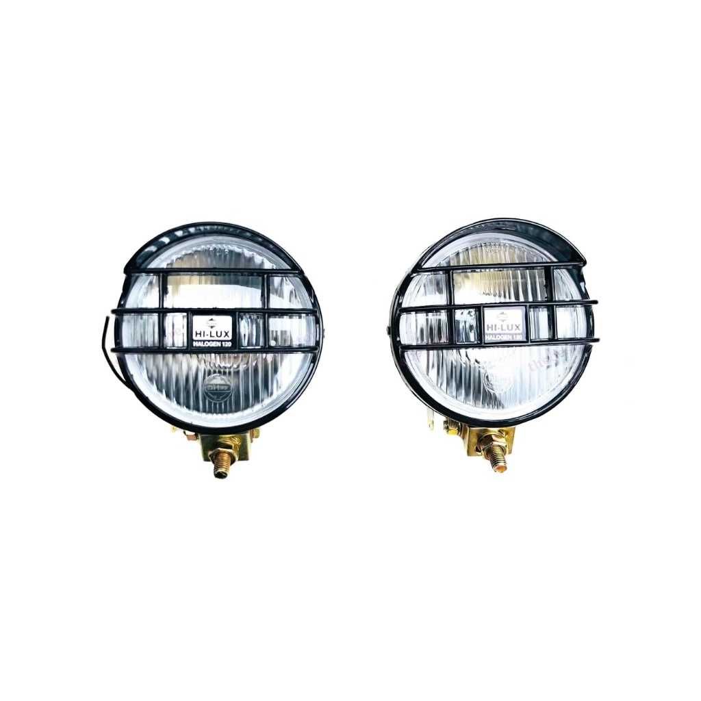 Universal Halogen Fog Light Lamp Rainbow Glass Lens 12V 55W H3 Bulb Set of 2