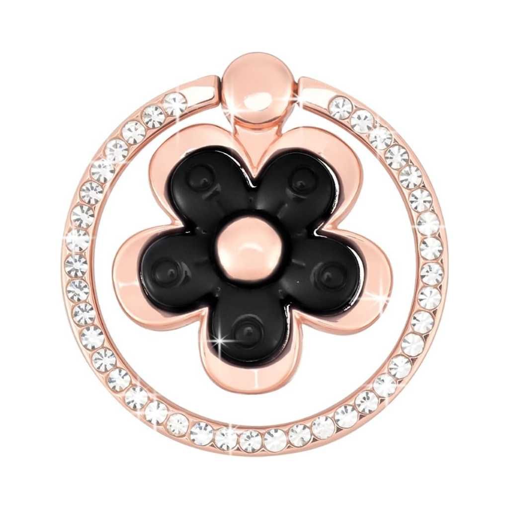 KolorFish Flower Glitter Magnetic Phone Ring Holder