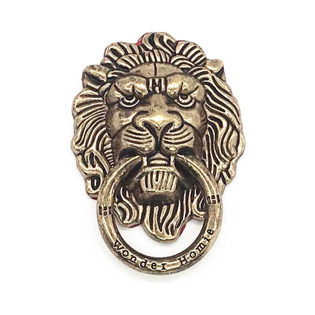 KolorFish Lion Head Universal Mobile Phone Ring Grip Holder Stand (Bronze)