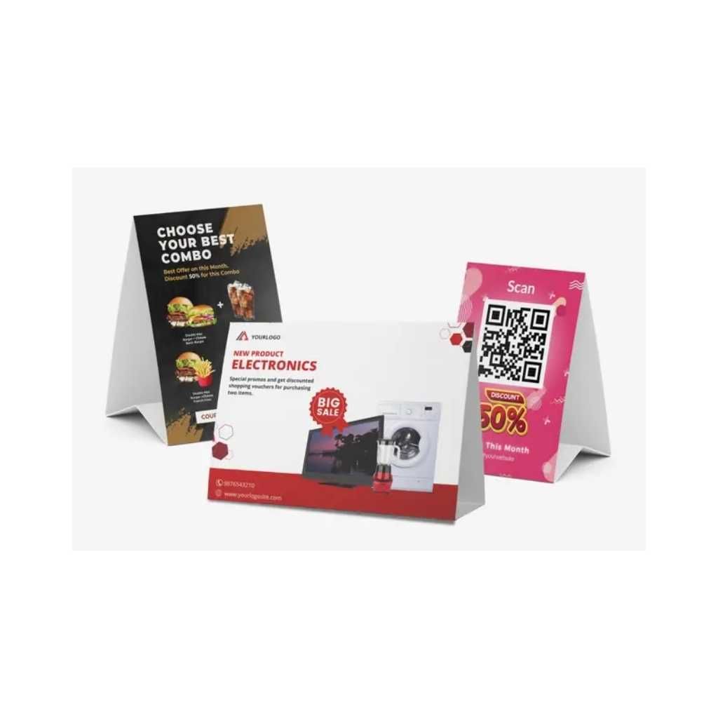 Table Top Tent Cards