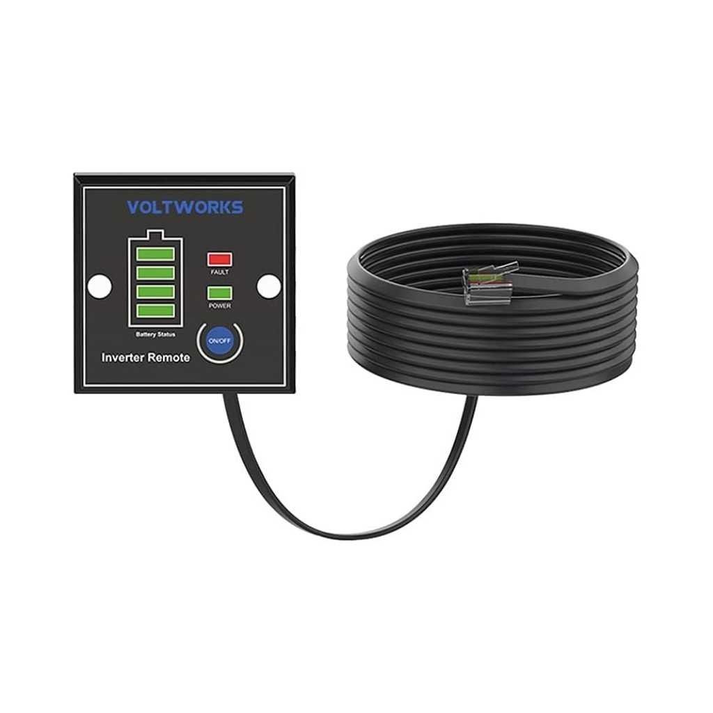 VOLTWORKS Remote Control for Power Inverter On/Off Switch with 30 Ft Cable