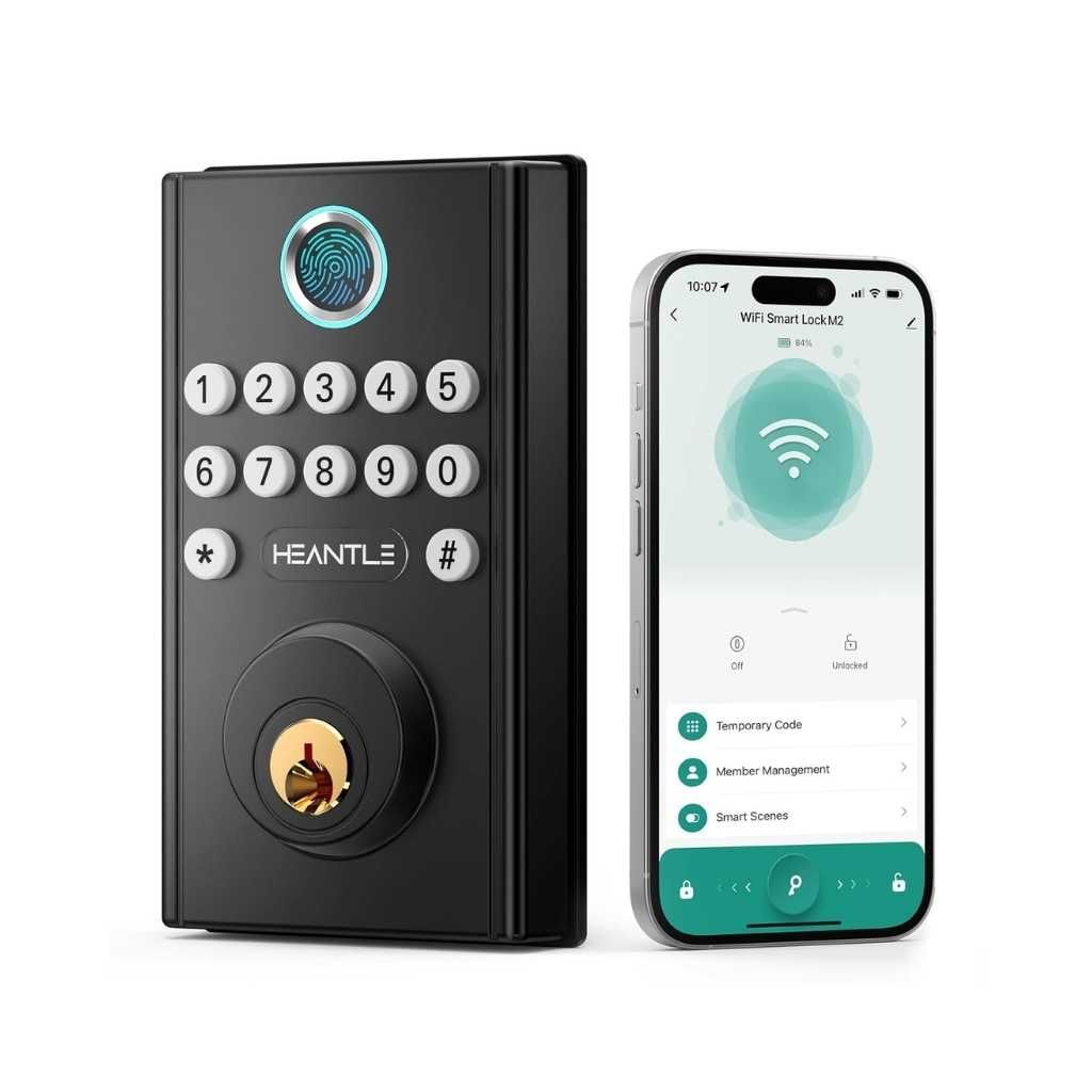 HEANTLE WiFi Smart Front Door Lock