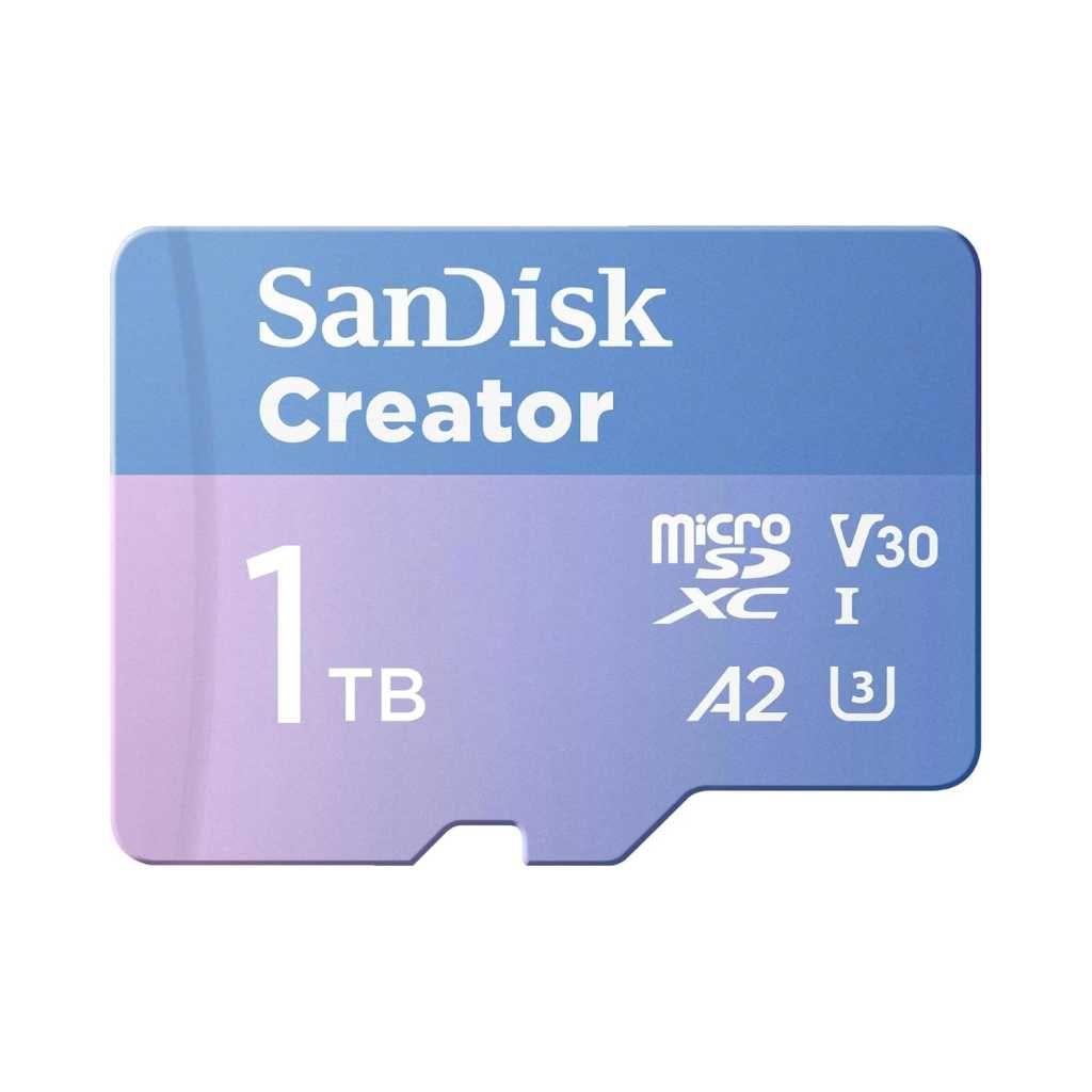 SanDisk Creator 1TB microSD UHS-I Card with SD Adapter