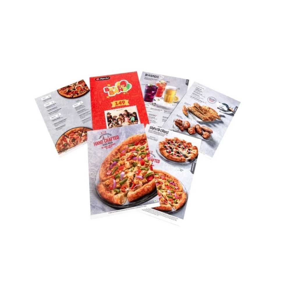 Waterproof Regular and Rigid Menu Cards for Restaurants