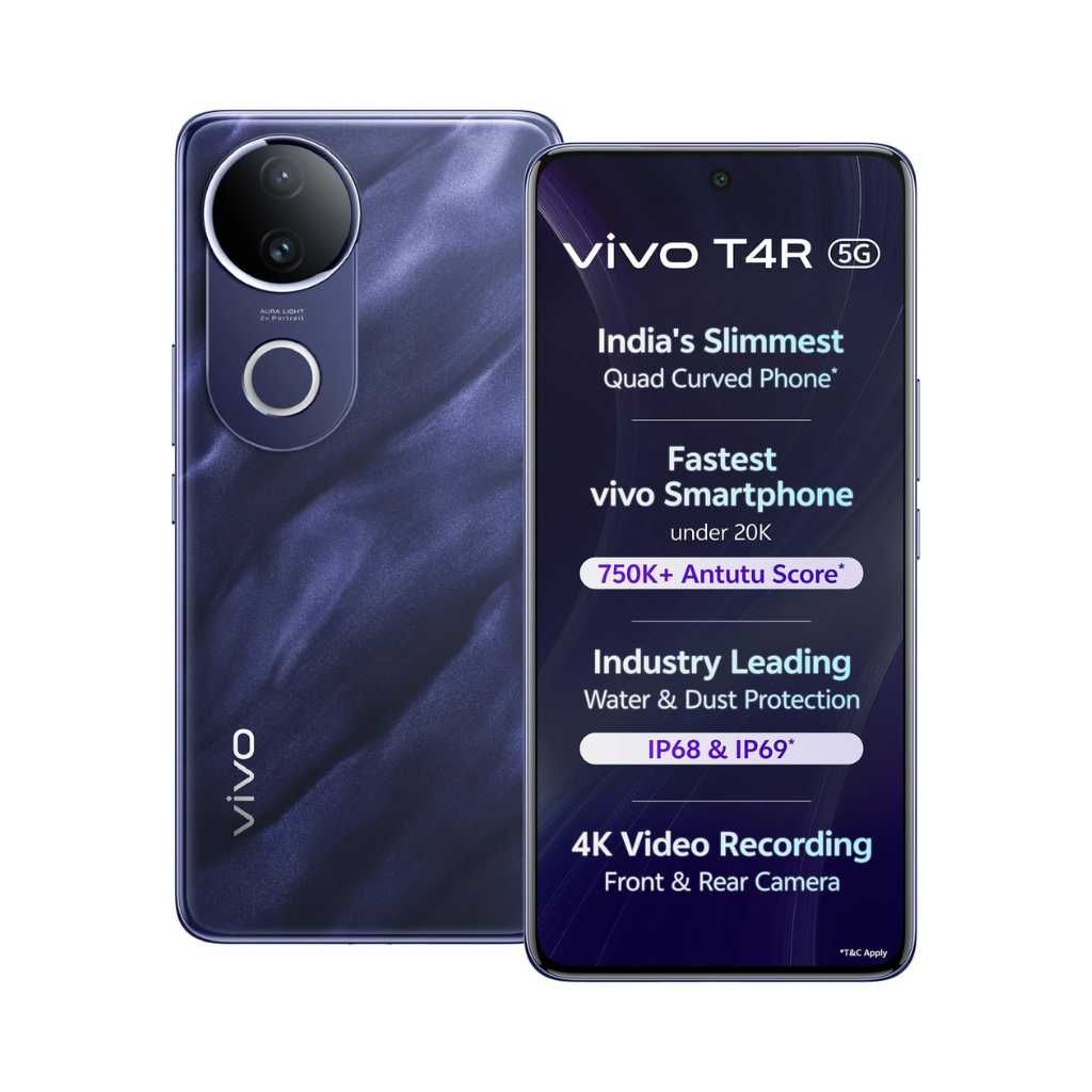 vivo T4R 5G (Twilight Blue, 8GB RAM, 256GB Storage)