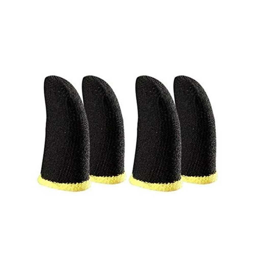 Mshine Gaming Finger Sleeve, Anti-Slip Sweatproof Breathable Washable Touch Screen Thumb Grip (5 Pair)