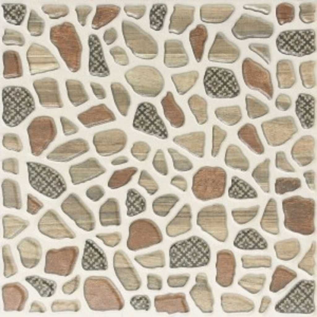 Parking Tiles Pebbles Red 300 × 300 mm