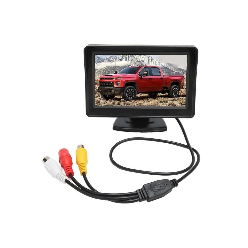 4.3 Inch Color TFT LCD Backup Camera Monitor with Rotatable Rear View Display