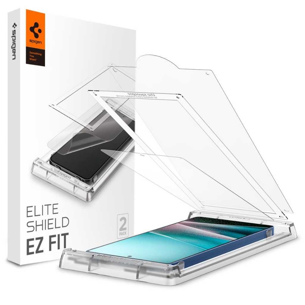 Spigen EliteShield EZ Fit TPU Film Screen Protector for Samsung Galaxy S25 Ultra (2 Pack)