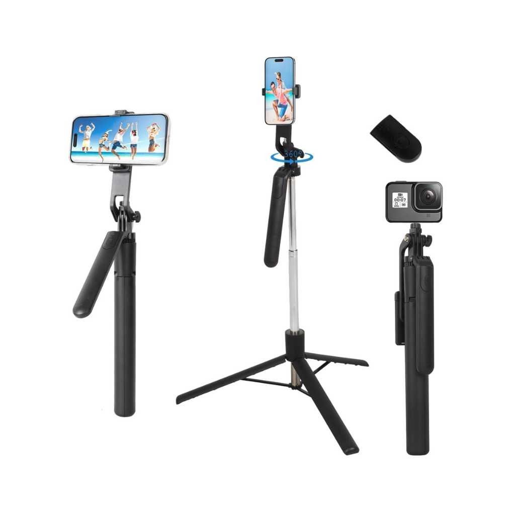 All-in-One 170cm Bluetooth Selfie Stick Tripod