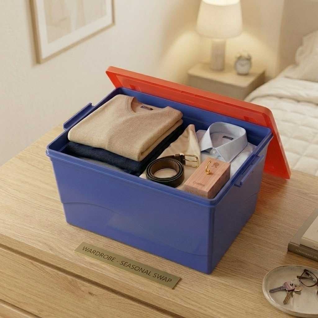 Nilkamal 50 Litre Multipurpose Storage Box with Lid and Handles