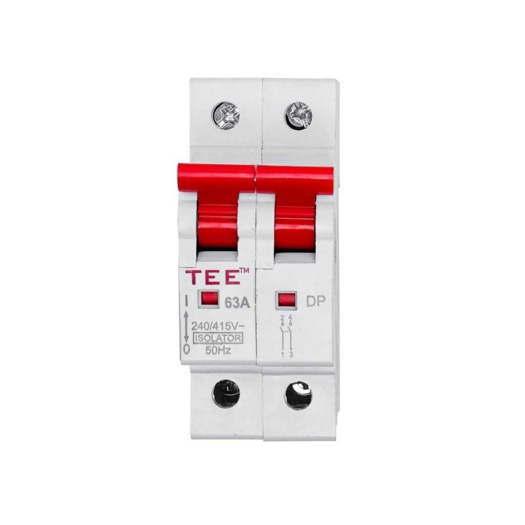 Double Pole MCB Isolator with Overload & Surge Protection (25A)
