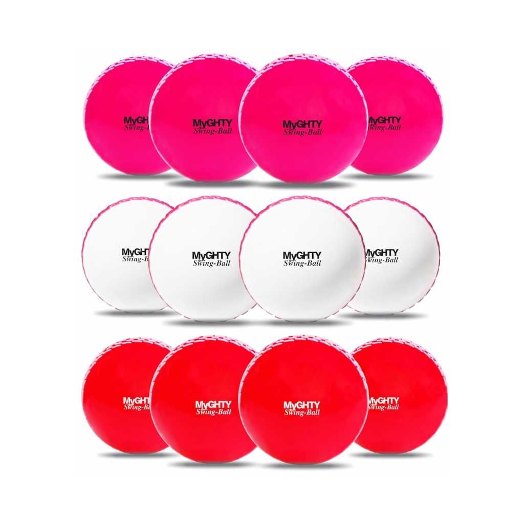Jaspo Mighty Swing Cricket Ball Pack of 12