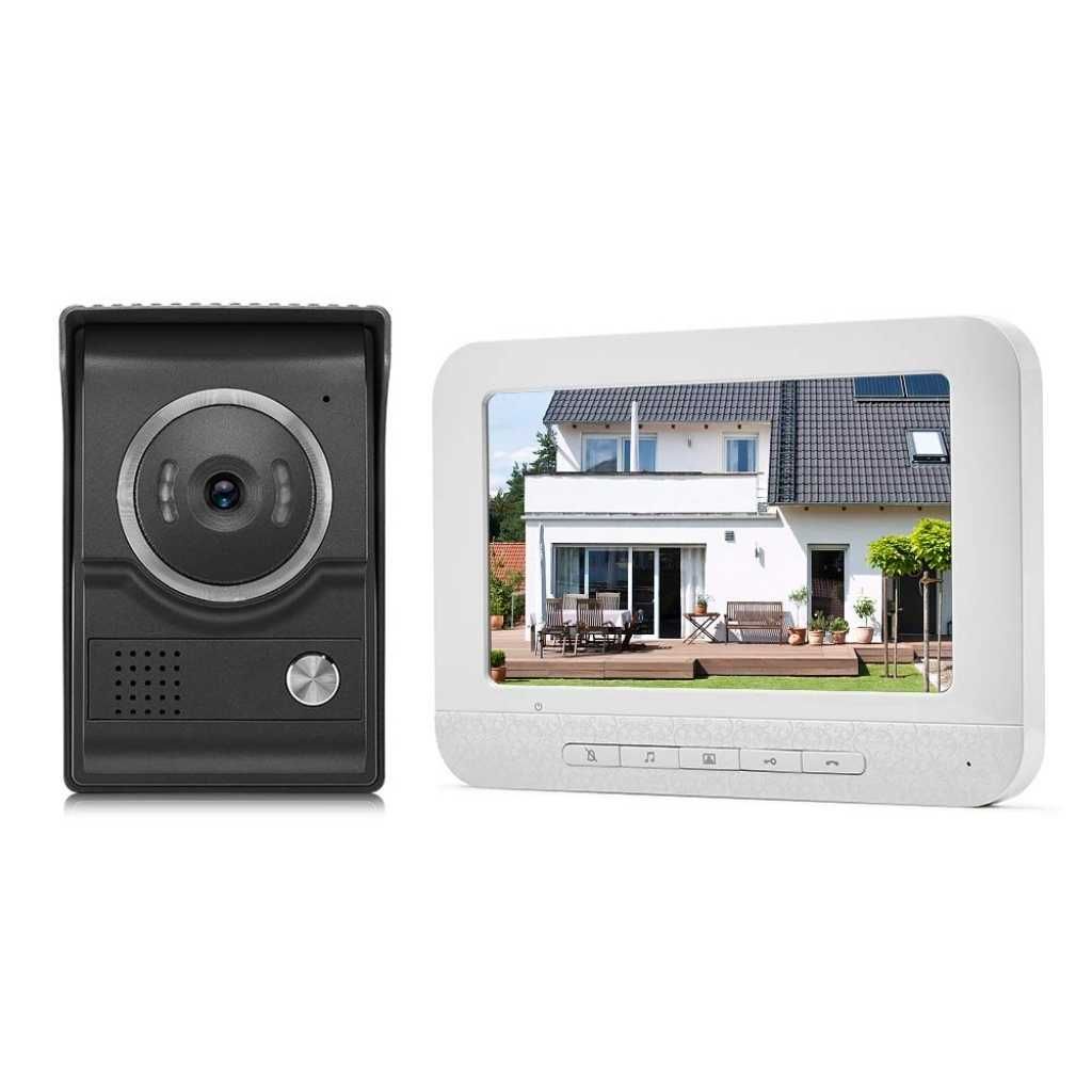 Eacam Waterproof Video Doorbell Intercom Kit with 7-Inch TFT-LCD Color Screen