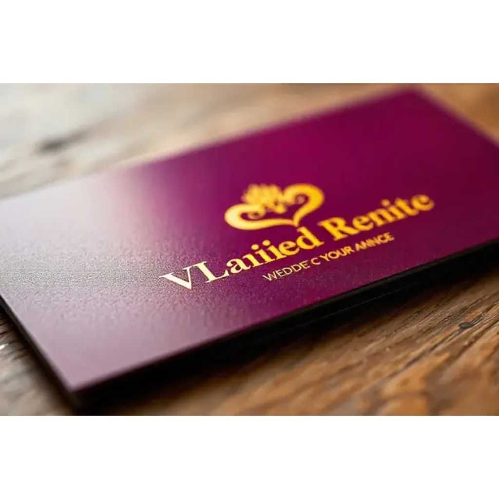 Gold Foil Visiting Cards