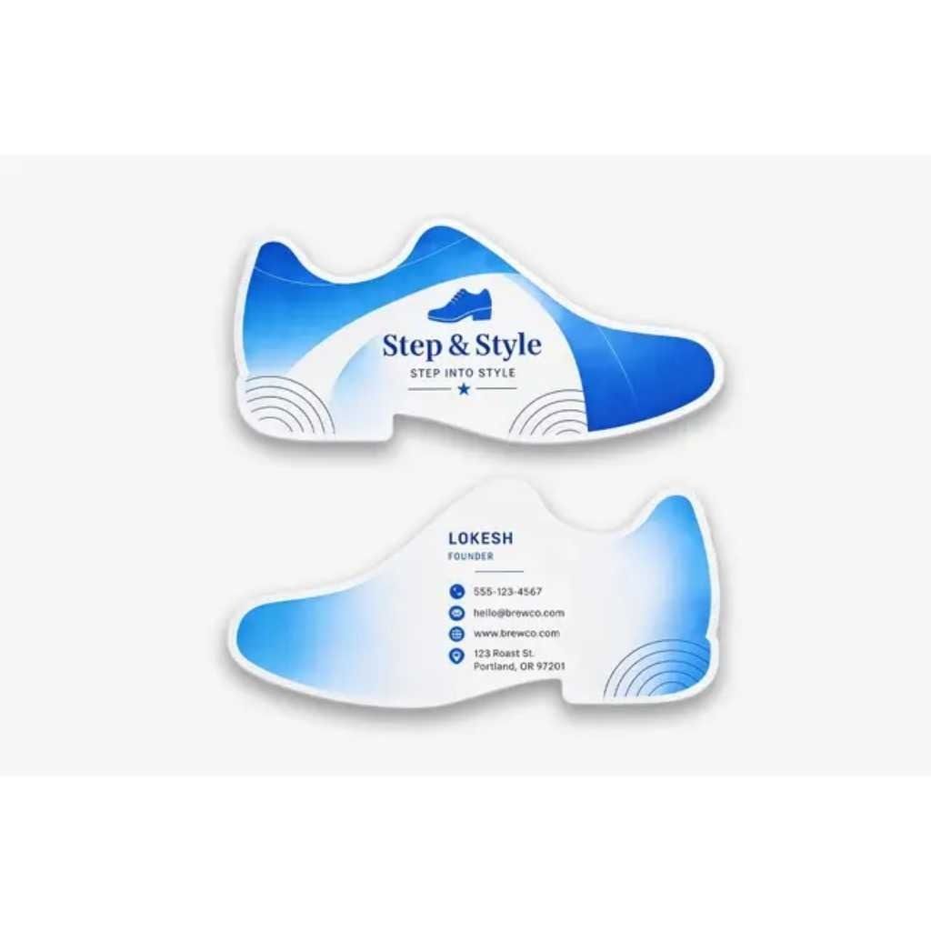 Custom Shape Visiting Cards 3.5 × 2 Inch