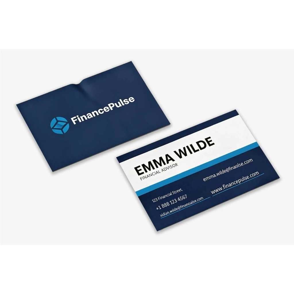 Non-Tearable Visiting Cards 3.5 × 2 Inches straight edges