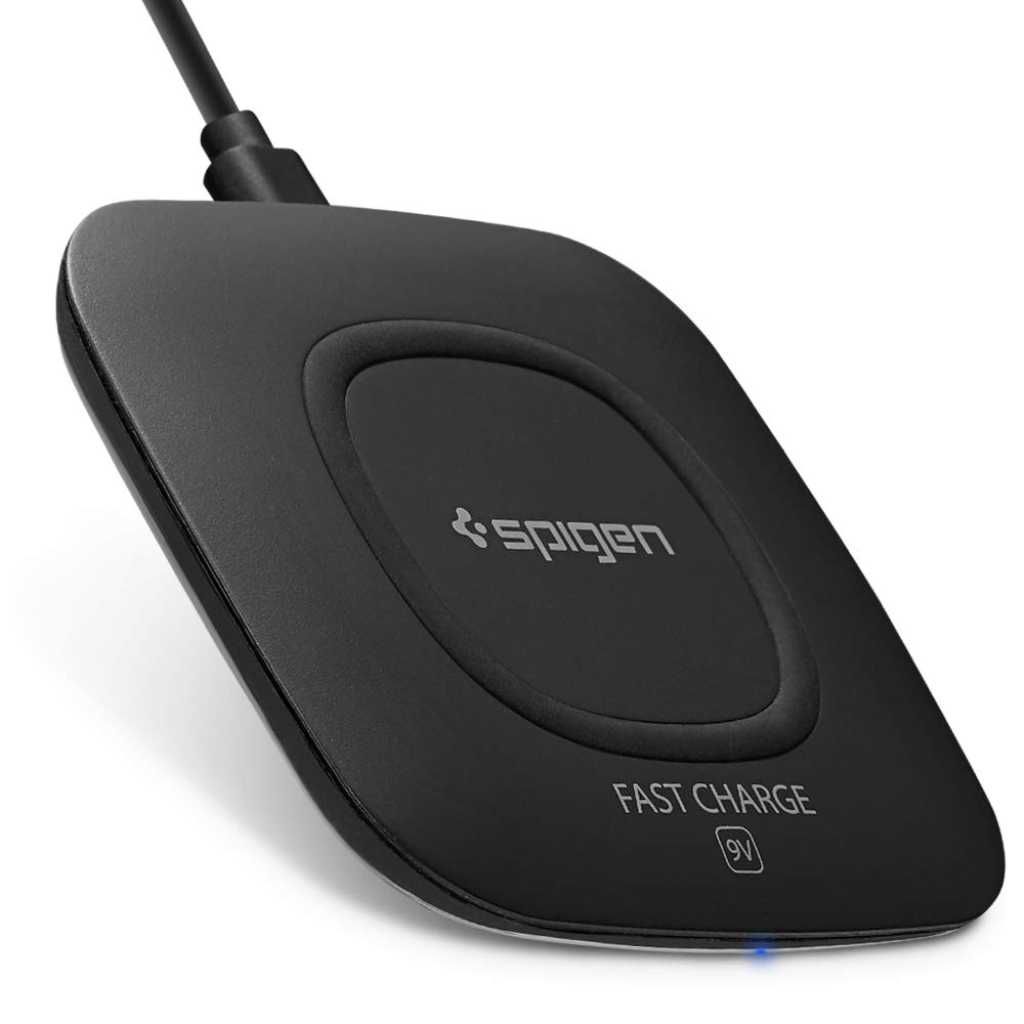 Spigen Wireless Charger 10W Fast Charging Pad (F301W) – Black