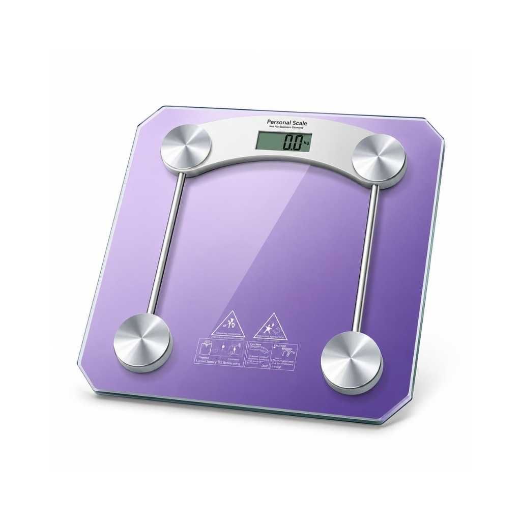 Digital Glass Weighing Scale for Body Weight – 180kg Electronic Bathroom Weight Machine