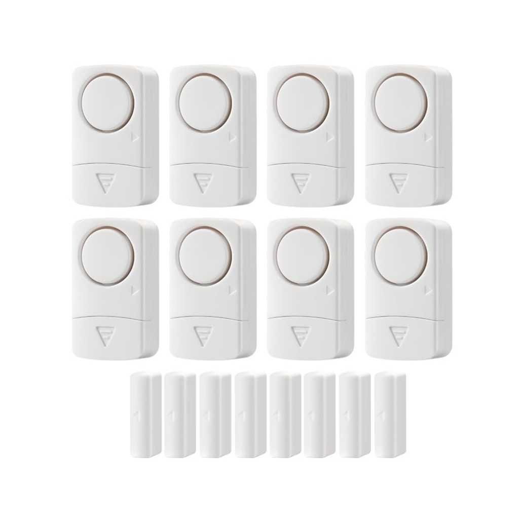 Door Window Alarm 120DB Pool Door Sensor Alarm (8 Pack)