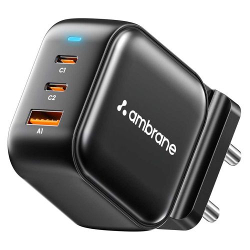 Ambrane 65W GaN Fast Charger Adapter (RAAP G65)