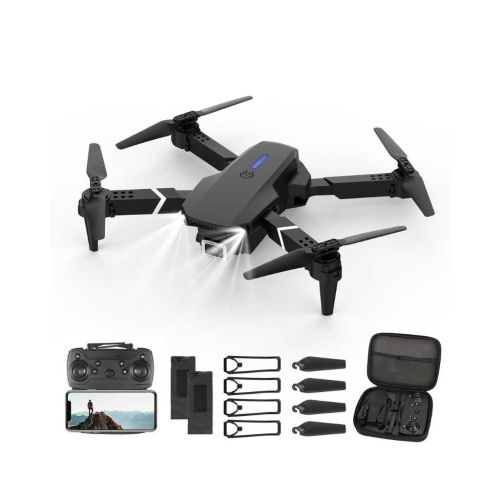 Brushless Foldable Drone with HQ WiFi Camera Remote Control Quadcopter (E88)