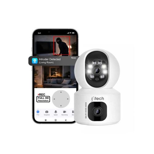 IFITech 360° 4MP Dual Lens Wi-Fi CCTV Camera