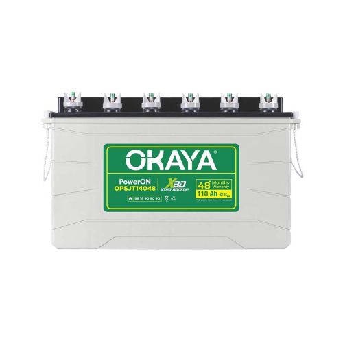 OKAYA Inverter Battery 110Ah Super Jumbo Tubular OPSJT14048